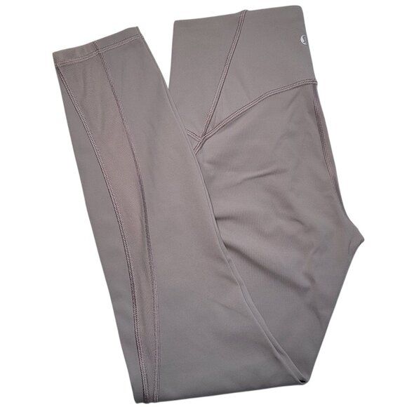lululemon athletica Pants - Lululemon Legging Dusty Dawn Mesh Panels Size 6 Athleisure Workout
